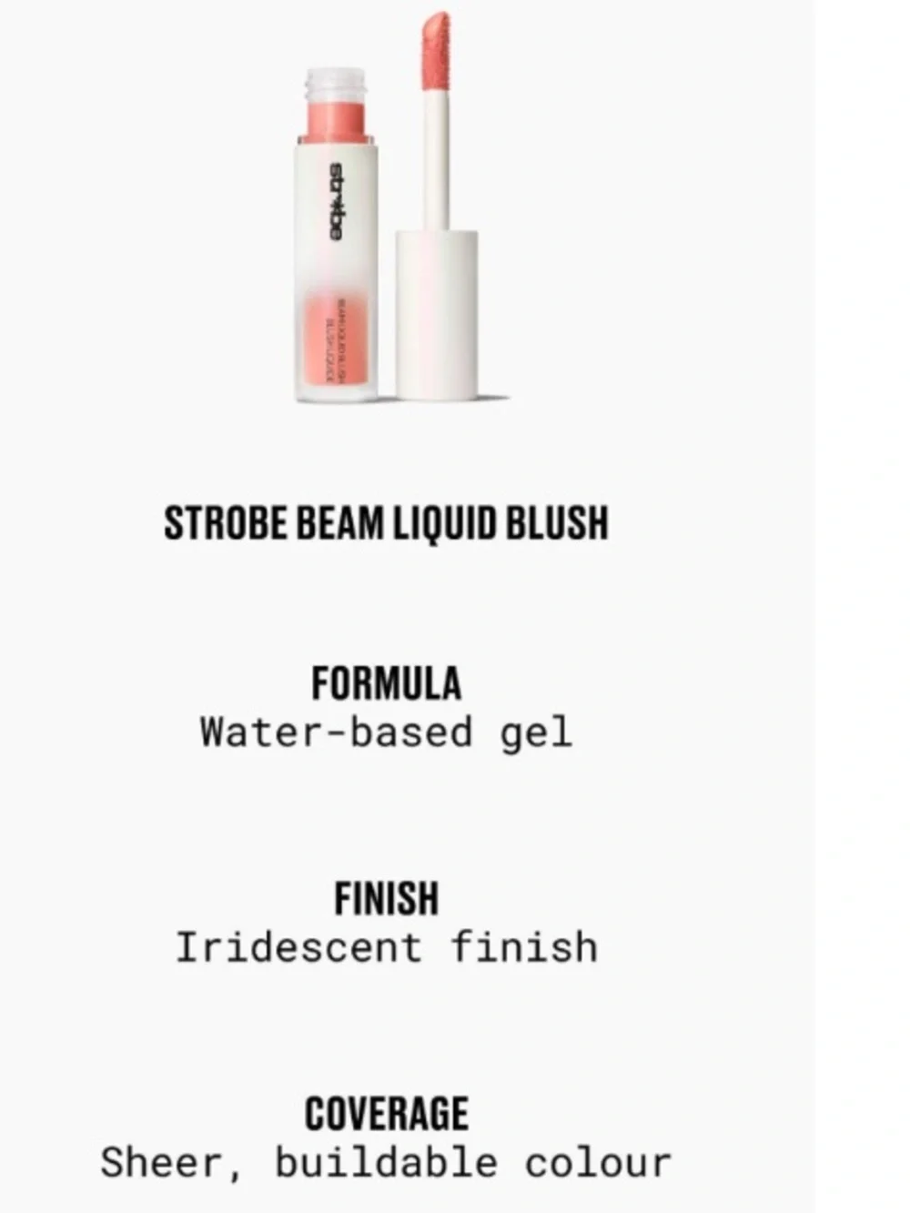 MAC Strobe Beam Liquid Blush Unsweetened